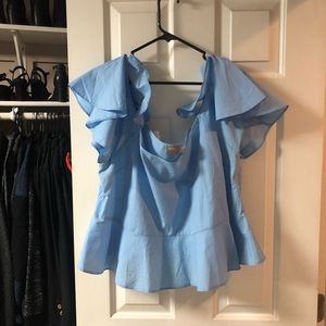 ASOS blue cotton tank top